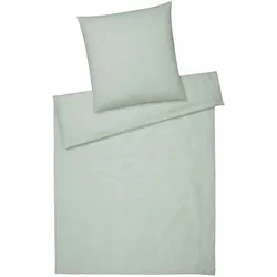 Elegante Casual Bettwäsche »Breeze« Pistazie 7038-14 Bettwäsche 155x200 cm / 80x80 cm