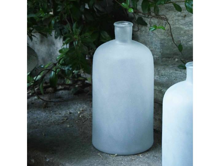 Bonbonne en verre dépoli forme bouteille 39 x 18 cm Soline