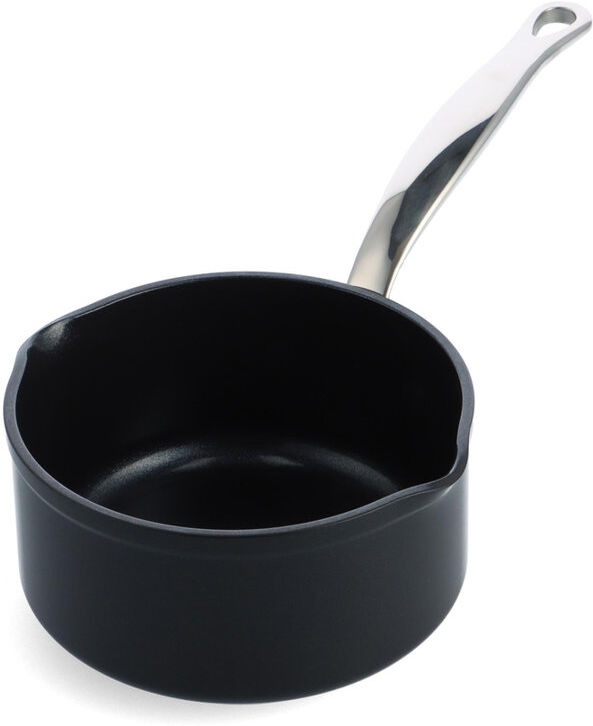 GreenPan Barcelona Pro PFAS Free Non Stick Saucepan 16cm Satin Black 1.6L