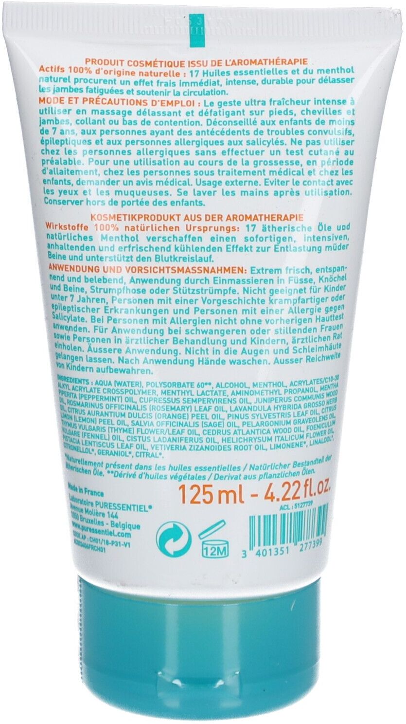 Puressentiel Blutkreislauf erfrischendes Kühlgel 125 ml Gel