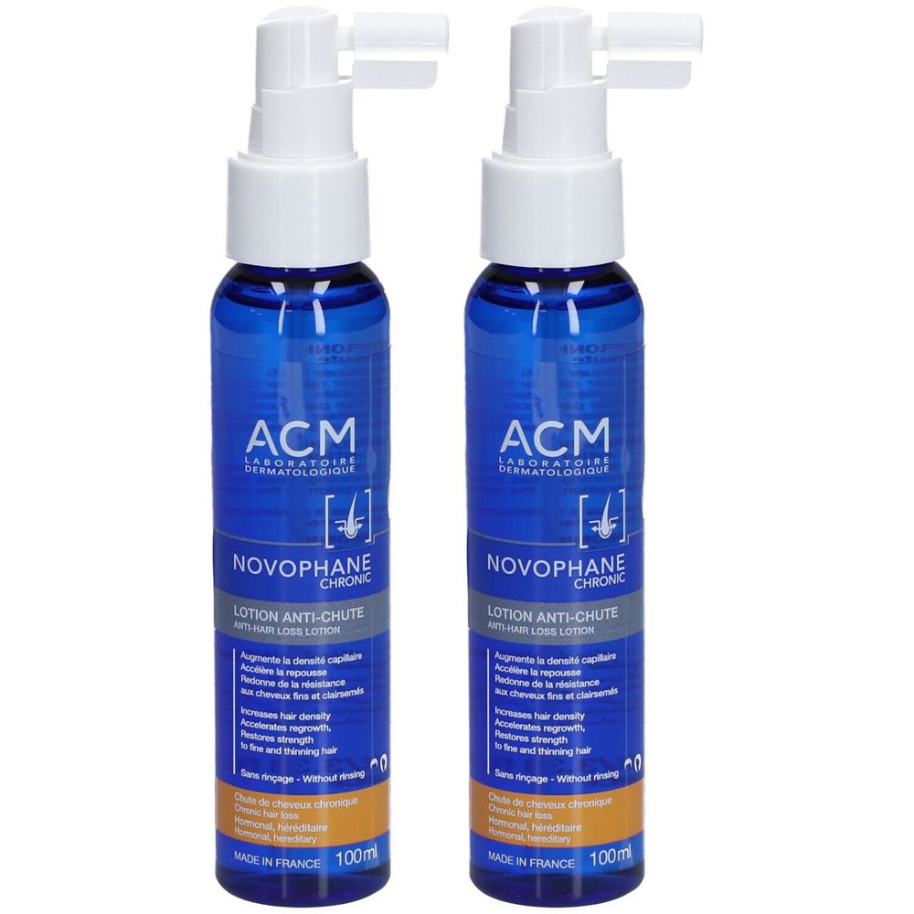 ACM Novophane Lotion anti-chûte de cheveux x2 2x100 ml