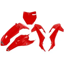 UFO, Motorrad Zubehör, KUNSTSTOFFSET GAS GAS MC 65 '21-'23 FARBE OEM '21 (ROT)