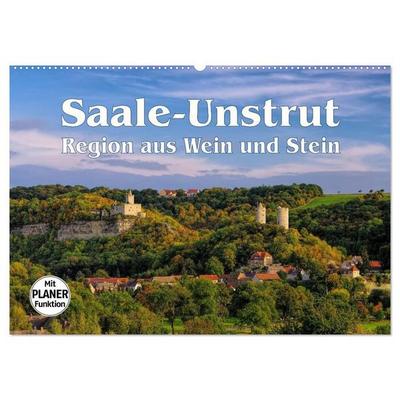 Saale-Unstrut - Region aus Wein und Stein (Wandkalender 2026 DIN A2 quer), CALVENDO Monatskalender