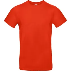 B&C Herren Schweres T-Shirt #E190 TU03T fire red M