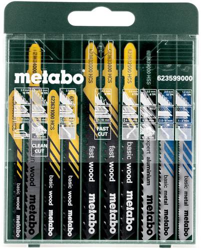 Metabo 623599000 Stichsägeblattsortiment - SP 10-teilig (623599000) 10St.
