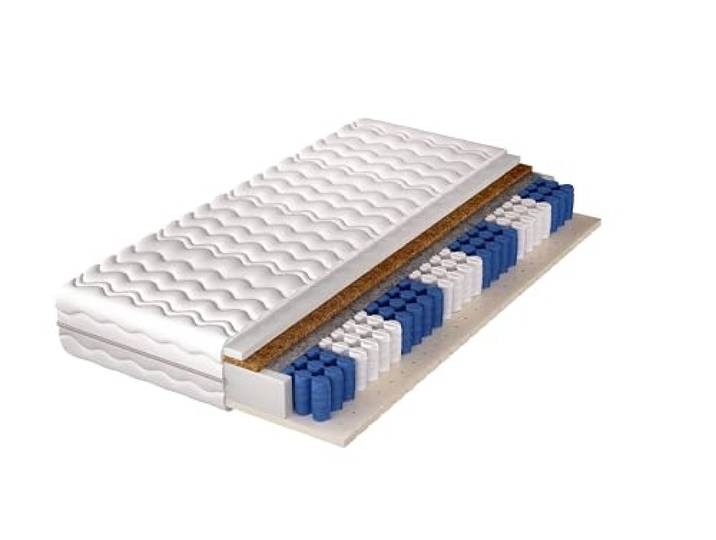 Verona Idee AKRA Doppelseitige Matratze/Mittelharte H3 - Hard H5 / Federschaum / 180x200cm / 20 cm Hoch/Kokosplatte/Latex