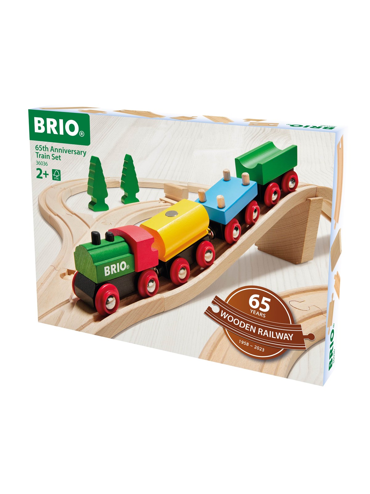 Brio BRIO 65 Jahre Holzeisenbahn Jubiläums-Zugset