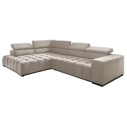 Exxpo by Gala Ecksofa mit Funktion Elias Stoff Beige