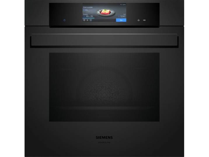 SIEMENS Einbaubackofen iQ700 iQ700, HB978GNM1 Einbau-Backofen, matt schwarz, EEK: A+, Pyrolyse-Selbstreinigung, activeClean - Pyrolytische Selbstreinigung