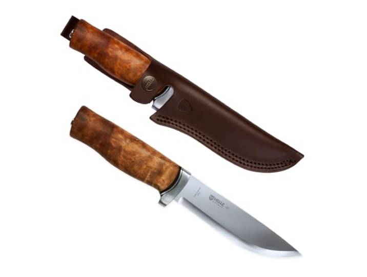 Helle GT Messer 4,84 Zoll Klinge Griff aus Gelbbirke 36 Braun