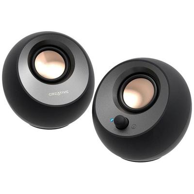CREATIVE Pebble V3 2.0 Lautsprecher, Bluetooth 5.0, USB Audio, schwarz
