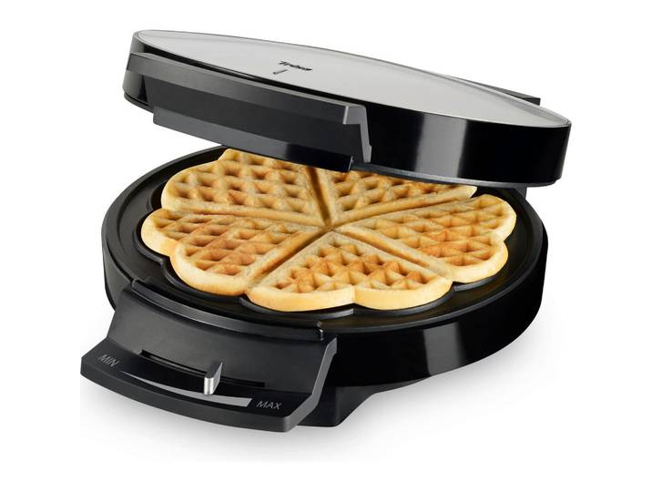 Waffelautomat, Schwarz, Kunststoff, 19.5x8x26.5 cm, Fsc, Reach, Kochgeschirr, Küchengeräte, Sonstige Küchengeräte
