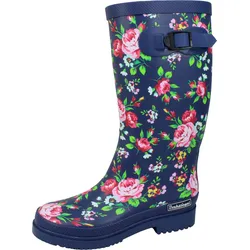 Bockstiegel Julia Damen Gummistiefel dunkelblau multi