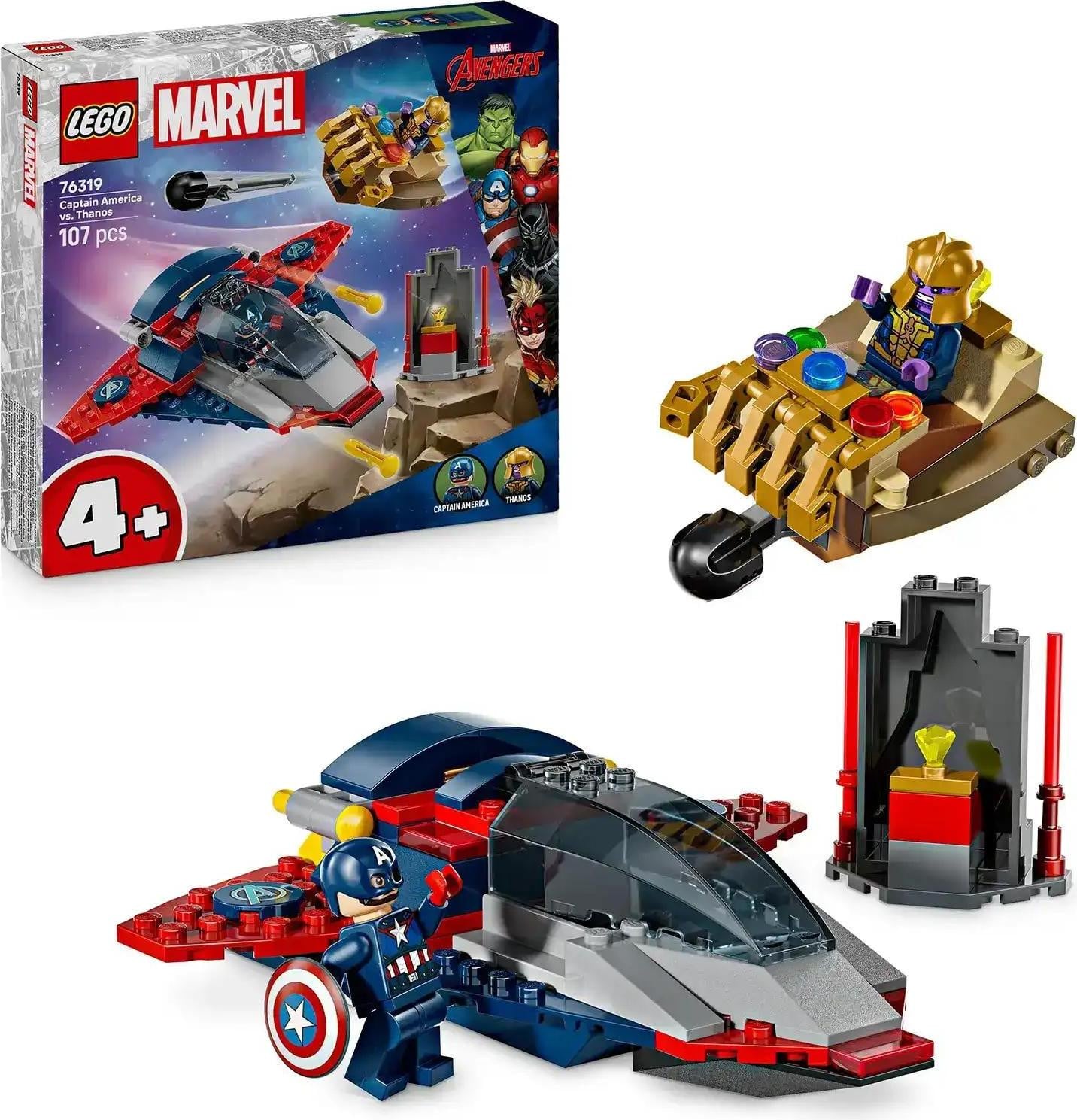 LEGO Marvel 76319 Captain America vs. Thanos