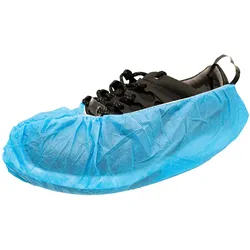 Safeguard, Zubehör Arbeitsschutz, ESD-Einweg-Überziehschuhe, Vliesstoff, blau, für Schuhgrösse 35-44 (Überziehschuhe)