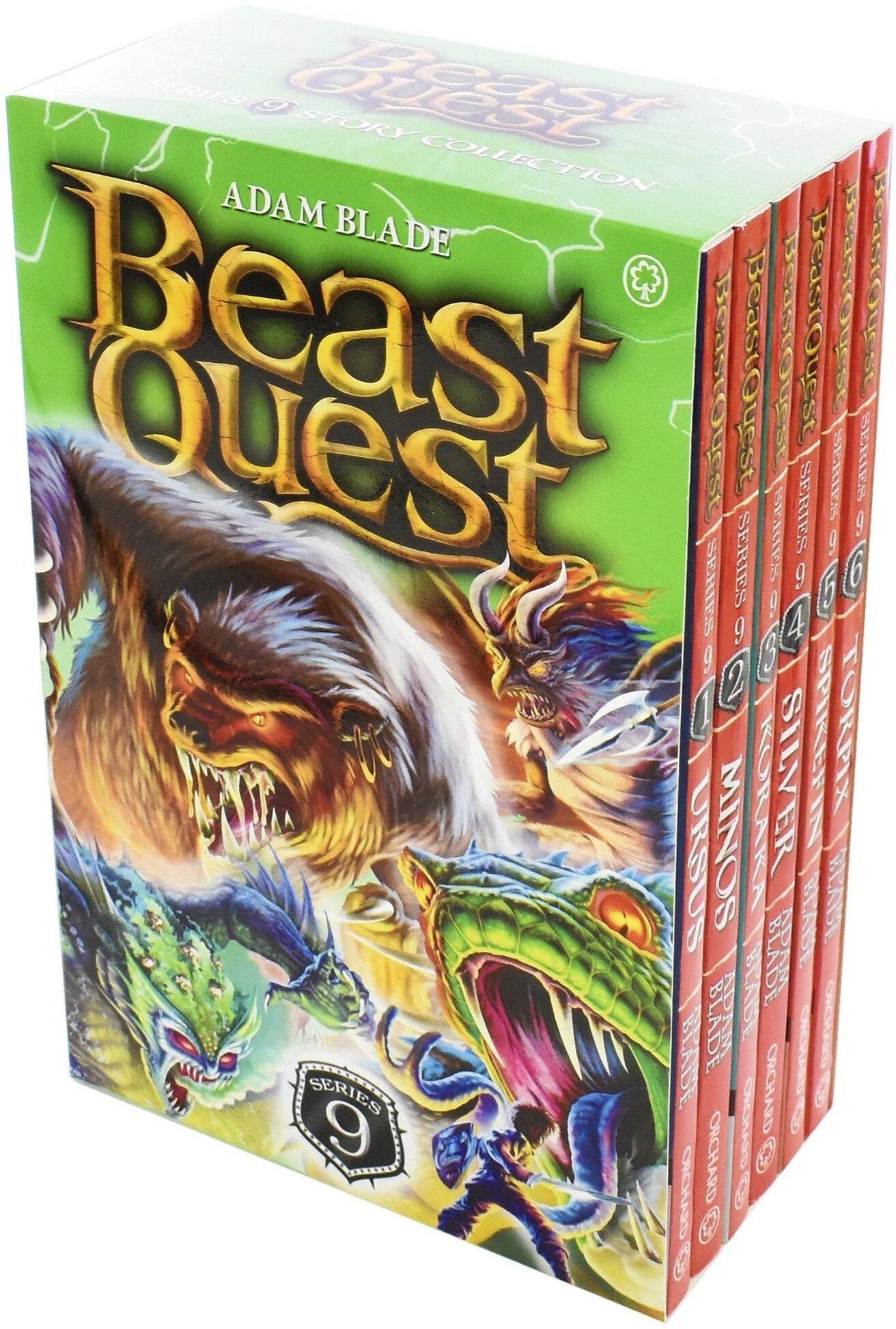 Beast Quest (Series 9) Box Set 6 Books By Adam Blade - Ages 7-9 - Paperback Orchard Books