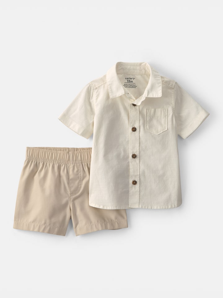 carter's 2tlg. Outfit in Beige - 86