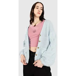 Another Cotton Lab Another Wmn Strickjacke blue Gr. L