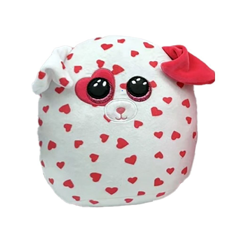 Ty Squishy Beanies Beau Hond, ongeveer 25 cm