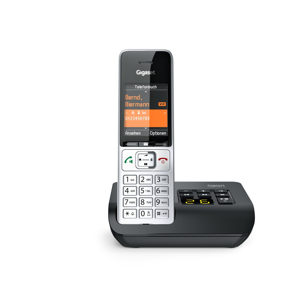 Gigaset Comfort 500A - Schnurlostelefon - Rufnummernanzeige, Anrufbeantworter S30852-H3023-B101