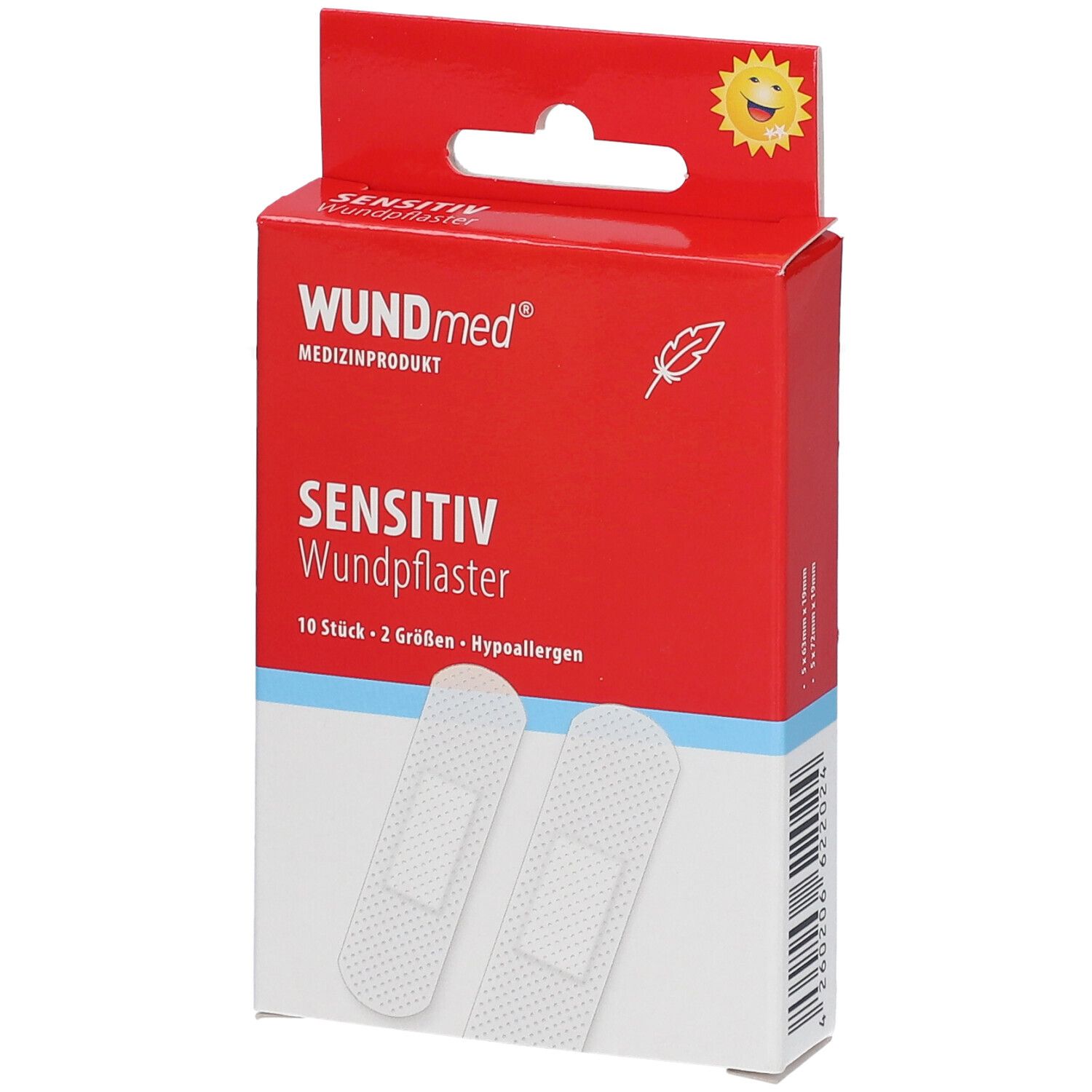 Pflaster hypoallergen sensitive 2 Größen 10 St