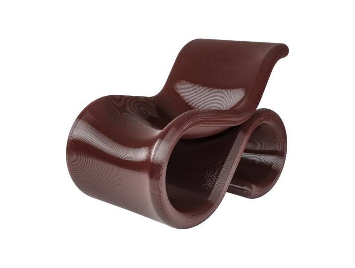 Crème Atelier Éclair chair Loungesessel Kirsche