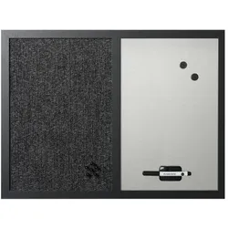 Bi-Office, Pinnwand, Pinnwand Bi Office Schwarz Schatten 900 x 600 (Pinnwand, 90 x 60 cm)