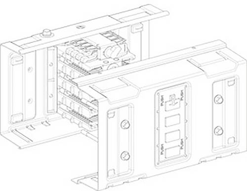 Schneider Electric KSA630ZJ4 KSA Zubehör, Verbindungsblock, 630A Verbindungselement 1St.