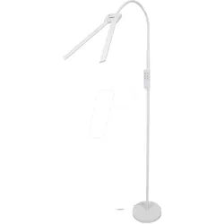Luxula, Tischlampe, LED-Schreibtisch- und Stehlampe, mit zwei Leuchtenköpfen, weiss, dimmbar (1100 lm)