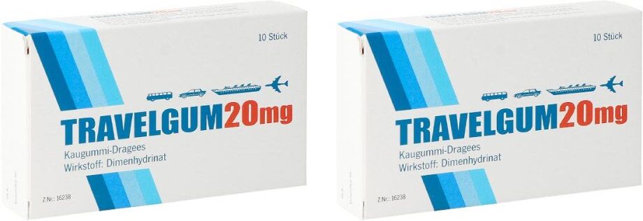 Travelgum Kaugummi 2x10stk