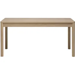 Rechteckiger Esstisch mit Stauraum, helles Eichenholz-Finish, L160 cm IZZIE