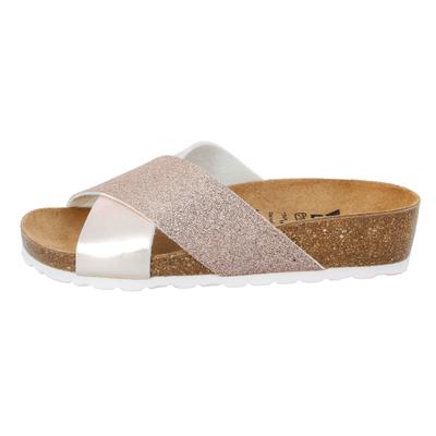 Pantolette LICO "Pantolette Bioline Prime", Damen, Gr. 37, rosa, Synthetik, Schuhe Pantolette