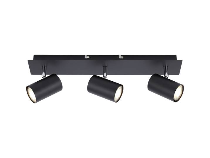 Spot Basiano schwarz Metall B 45 cm - Spot