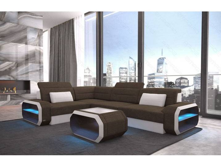 Ecksofa Verona L-Form aus Stoff