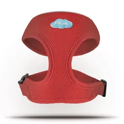 Curli Basic Geschirr Air-Mesh | Rot M Brustumfang 41-46cm