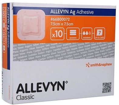 Smith & Nephew Allevyn Adhesive Ag 7,5x7,5 10 Medicazioni