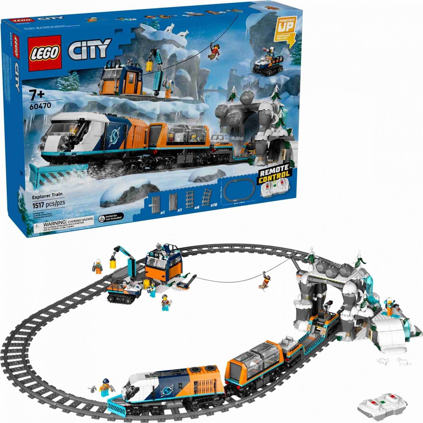Lego De expeditietrein naar de Noordpool