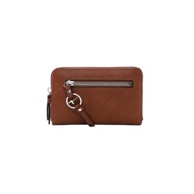 Geldbörse TAMARIS "Geldbörse TAS Nele", Herren, braun (cognac 700), Obermaterial: 60% Polyurethan PU. 40% Polyester PES., Kleinlederwaren