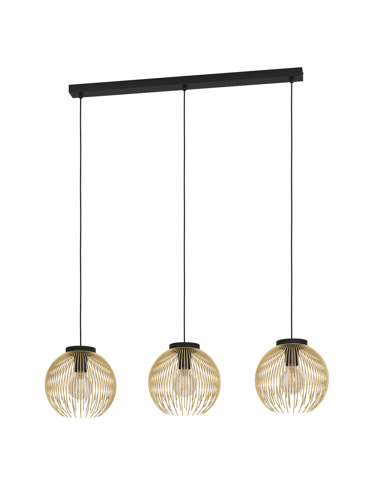EGLO Venezuela schwarz, gold