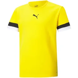 PUMA teamRISE Trikot Kinder cyber yellow/pumablack/white 164