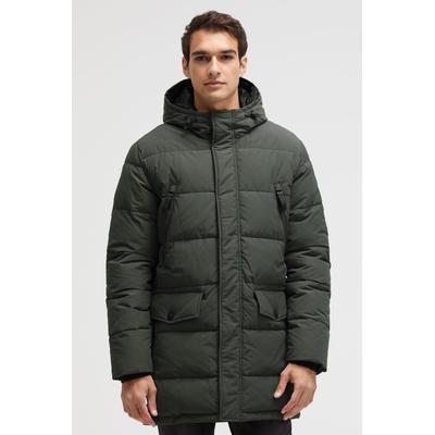 Parka CAMP DAVID, Herren, Gr. S, grün (schwarz forest), Web, Material Oberstoff: 55% Baumwolle, 45% Polyamid, Futter unten + Kapuze Innenseite: 100% Polyamid, Futter Vorderteil oben + Ärmel: 100% Polyester, Futter Rückenteil oben: 96% Polyester, 4%...