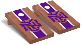 Skip's Garage New York Bobcats Striped Cornhole Board Set