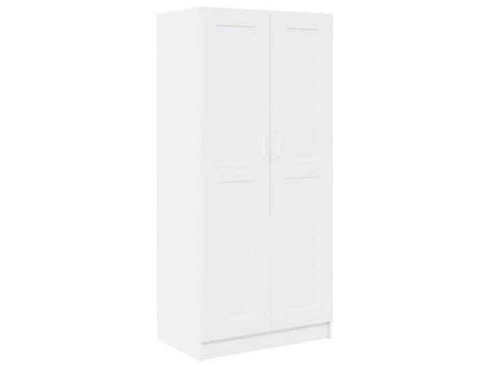 HWKQEQRF Kleiderschrank Weiß 82,5x51,5x180 cm Holzwerkstoff Großes Fach, reichlich Stauraum, leichte Reinigung, schicke Note, Kleidung und Accessoires