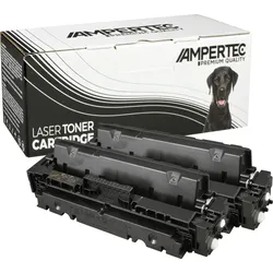 2 Kompatible Toner ersetzt HP CF410XD 410X Doppelpack schwarz