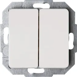 Kopp 618513084 MILANO - Serienschalter, Farbe: weiß