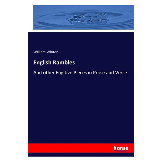 Hansebooks English Rambles (Englisch, Softcover, William Winter) (55958945)