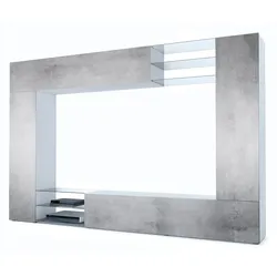 WOHNWAND Mirage Front in Beton Oxid Optik