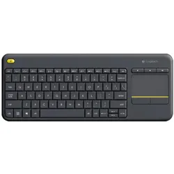 Logitech K400 Plus Wireless Touch kabellose Tastatur - QWERTZ DE - schwarz