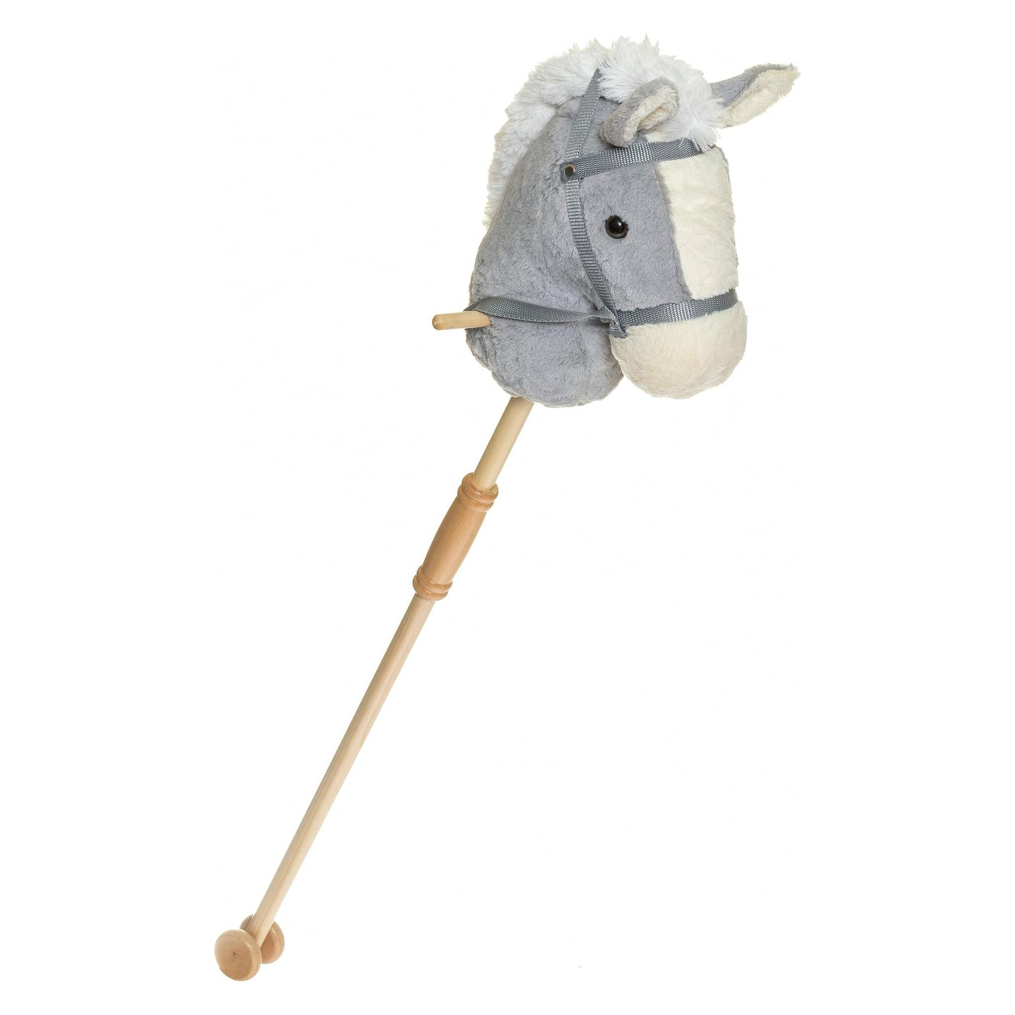 Teddykompaniet - Hobby Horse Detachable, Grey (TK13009) (TK13009)