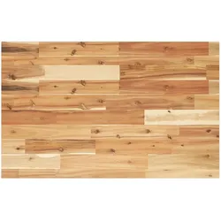 vidaXL Tischplatte Rechteckig 80x50x2 cm Massivholz Akazie